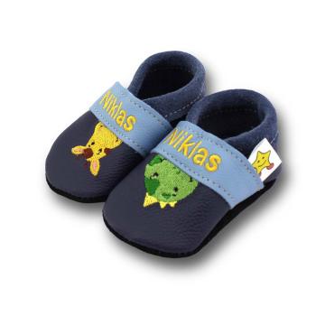 Kindergartenschuhe Giraffe & Dino